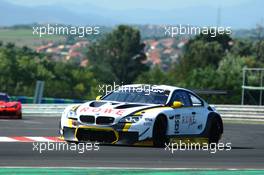 Philipp Eng (AUT), Alexander Sims (GBR), BMW F13 M6 GT3, Rowe Racing 26-28.08.2016. Blancpain Sprint Series, Rd 4, Budapest, Hungary.