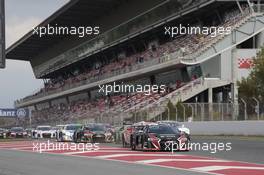 Start main race 01-02.10.2016 Blancpain Sprint Series, Round 5, Circuit de Cataluna, Barcelona, Spain
