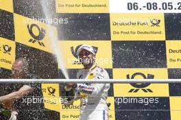 Podium: Timo Glock (GER) BMW Team RMG, BMW M4 DTM. 08.05.2016, DTM Round 1, Hockenheimring, Germany, Race 2, Sunday.