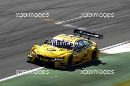 Timo Glock (GER) BMW Team RMG, BMW M4 DTM. 08.05.2016, DTM Round 1, Hockenheimring, Germany, Free Practice 3, Sunday.