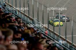 battle between Mike Rockenfeller (GER) Audi Sport Team Phoenix, Audi RS 5 DTM and Daniel Juncadella (ESP) Mercedes-AMG Team HWA, Mercedes-AMG C63 DTM,  04.06.2016, DTM Round 3, Lausitzring, Germany, Saturday.