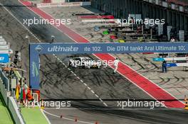 Martin Tomczyk (GER) BMW Team Schnitzer, BMW M4 DTM, in pit,  04.06.2016, DTM Round 3, Lausitzring, Germany, Saturday.