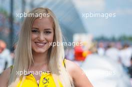grid girl,  04.06.2016, DTM Round 3, Lausitzring, Germany, Saturday.