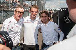 Bernd Schneider (GER), Maro Engel (GER), Lucas Auer (AUT) Mercedes-AMG Team Mücke, Mercedes-AMG C63 DTM,  05.06.2016, DTM Round 3, Lausitzring, Germany, Sunday.
