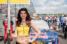 grid girl,  05.06.2016, DTM Round 3, Lausitzring, Germany, Sunday.