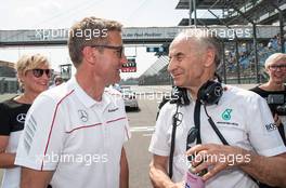 grid, Bernd Schneider (GER), Peter Mücke (GER), Mercedes-AMG Team Mücke,  05.06.2016, DTM Round 3, Lausitzring, Germany, Sunday.