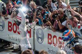 Lucas Auer (AUT) Mercedes-AMG Team Mücke, Mercedes-AMG C63 DTM, media, press, photographers,  05.06.2016, DTM Round 3, Lausitzring, Germany, Sunday.