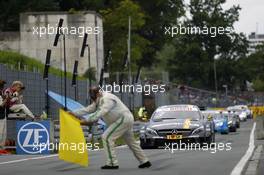 Paul Di Resta (GBR) Mercedes-AMG Team HWA, Mercedes-AMG C63 DTM. 26.06.2016, DTM Round 4, Norisring, Germany, Qualifying 2, Sunday.