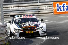 Tom Blomqvist (GBR) BMW Team RBM, BMW M4 DTM. 26.06.2016, DTM Round 4, Norisring, Germany, Free Practice 3, Sunday.