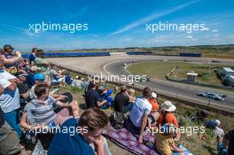 Spectators, dunes, Mike Rockenfeller (GER) Audi Sport Team Phoenix, Audi RS 5 DTM, Maximilian Götz (GER) Mercedes-AMG Team HWA, Mercedes-AMG C63 DTM,  17.07.2016, DTM Round 5, Zandvoort, Netherland, Sunday.
