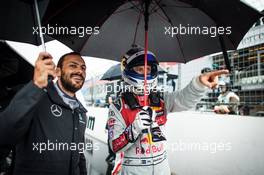 Gary Paffett (GBR) Mercedes-AMG Team ART, Mercedes-AMG C63 DTM and Mattias Ekström (SWE) Audi Sport Team Abt Sportsline, Audi A5 DTM. 20.08.2016, DTM Round 6, Moscow Raceway, Russia, Saturday.