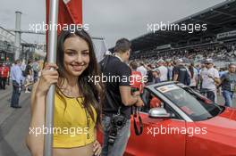 Grid girl, 11.09.2016, DTM Round 7, Nuerburgring, Germany, Sunday