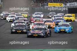Start action. 11.09.2016, DTM Round 7, Nürburgring, Germany, Sunday Race.