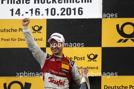 Podium: Miguel Molina (ESP) Audi Sport Team Abt Sportsline, Audi RS 5 DTM. 15.10.2016, DTM Round 9, Hockenheimring, Germany, Saturday, Race 1.