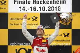 Podium: Race winner Miguel Molina (ESP) Audi Sport Team Abt Sportsline, Audi RS 5 DTM. 15.10.2016, DTM Round 9, Hockenheimring, Germany, Saturday, Race 1.