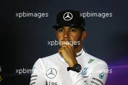 Lewis Hamilton (GBR) Mercedes AMG F1 i the FIA Press Conference. 03.07.2016. Formula 1 World Championship, Rd 9, Austrian Grand Prix, Spielberg, Austria, Race Day.