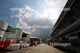 The paddock. 02.07.2016. Formula 1 World Championship, Rd 9, Austrian Grand Prix, Spielberg, Austria, Qualifying Day.