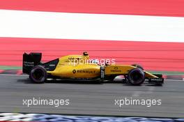Jolyon Palmer (GBR) Renault Sport F1 Team RS16. 02.07.2016. Formula 1 World Championship, Rd 9, Austrian Grand Prix, Spielberg, Austria, Qualifying Day.