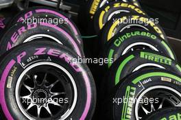 Pirelli tyres. 02.07.2016. Formula 1 World Championship, Rd 9, Austrian Grand Prix, Spielberg, Austria, Qualifying Day.
