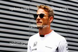 Jenson Button (GBR) McLaren. 30.06.2016. Formula 1 World Championship, Rd 9, Austrian Grand Prix, Spielberg, Austria, Preparation Day.