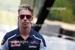 Daniil Kvyat (RUS) Scuderia Toro Rosso. 26.08.2016. Formula 1 World Championship, Rd 13, Belgian Grand Prix, Spa Francorchamps, Belgium, Practice Day.