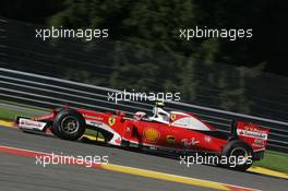 Kimi Raikkonen (FIN) Ferrari SF16-H. 26.08.2016. Formula 1 World Championship, Rd 13, Belgian Grand Prix, Spa Francorchamps, Belgium, Practice Day.