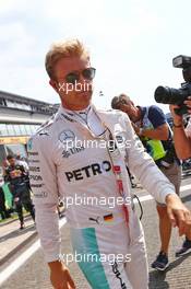Nico Rosberg (GER) Mercedes AMG F1 on the grid. 28.08.2016. Formula 1 World Championship, Rd 13, Belgian Grand Prix, Spa Francorchamps, Belgium, Race Day.