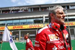 Maurizio Arrivabene (ITA) Ferrari Team Principal on the grid. 28.08.2016. Formula 1 World Championship, Rd 13, Belgian Grand Prix, Spa Francorchamps, Belgium, Race Day.
