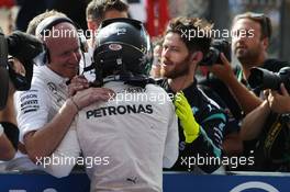 Race winner Nico Rosberg (GER) Mercedes AMG F1 celebrates in parc ferme. 28.08.2016. Formula 1 World Championship, Rd 13, Belgian Grand Prix, Spa Francorchamps, Belgium, Race Day.