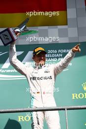 1st place Nico Rosberg (GER) Mercedes AMG Petronas F1 W07. 28.08.2016. Formula 1 World Championship, Rd 13, Belgian Grand Prix, Spa Francorchamps, Belgium, Race Day.