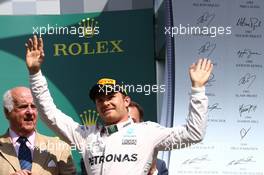1st place Nico Rosberg (GER) Mercedes AMG Petronas F1 W07. 28.08.2016. Formula 1 World Championship, Rd 13, Belgian Grand Prix, Spa Francorchamps, Belgium, Race Day.