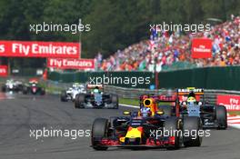 Daniel Ricciardo (AUS) Red Bull Racing RB12. 28.08.2016. Formula 1 World Championship, Rd 13, Belgian Grand Prix, Spa Francorchamps, Belgium, Race Day.