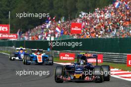 Carlos Sainz Jr (ESP) Scuderia Toro Rosso STR11. 28.08.2016. Formula 1 World Championship, Rd 13, Belgian Grand Prix, Spa Francorchamps, Belgium, Race Day.