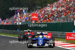 Marcus Ericsson (SWE) Sauber C35. 28.08.2016. Formula 1 World Championship, Rd 13, Belgian Grand Prix, Spa Francorchamps, Belgium, Race Day.
