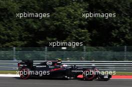 Jenson Button (GBR) McLaren MP4-31. 27.08.2016. Formula 1 World Championship, Rd 13, Belgian Grand Prix, Spa Francorchamps, Belgium, Qualifying Day.