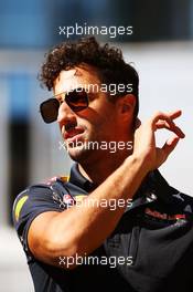 Daniel Ricciardo (AUS) Red Bull Racing. 25.08.2016. Formula 1 World Championship, Rd 13, Belgian Grand Prix, Spa Francorchamps, Belgium, Preparation Day.