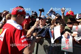 Kimi Raikkonen (FIN), Scuderia Ferrari  25.08.2016. Formula 1 World Championship, Rd 13, Belgian Grand Prix, Spa Francorchamps, Belgium, Preparation Day.