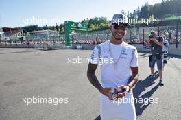 Lewis Hamilton (GBR) Mercedes AMG F1. 25.08.2016. Formula 1 World Championship, Rd 13, Belgian Grand Prix, Spa Francorchamps, Belgium, Preparation Day.