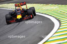 Max Verstappen (NLD) Red Bull Racing RB12. 11.11.2016. Formula 1 World Championship, Rd 20, Brazilian Grand Prix, Sao Paulo, Brazil, Practice Day.