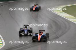 Pascal Wehrlein (GER) Manor Racing MRT05. 13.11.2016. Formula 1 World Championship, Rd 20, Brazilian Grand Prix, Sao Paulo, Brazil, Race Day.