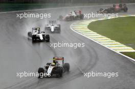 Sergio Perez (MEX) Sahara Force India F1 VJM09. 13.11.2016. Formula 1 World Championship, Rd 20, Brazilian Grand Prix, Sao Paulo, Brazil, Race Day.