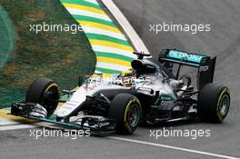 Lewis Hamilton (GBR) Mercedes AMG F1 W07 Hybrid. 12.11.2016. Formula 1 World Championship, Rd 20, Brazilian Grand Prix, Sao Paulo, Brazil, Qualifying Day.