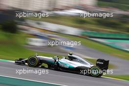 Nico Rosberg (GER) Mercedes AMG F1 W07 Hybrid. 12.11.2016. Formula 1 World Championship, Rd 20, Brazilian Grand Prix, Sao Paulo, Brazil, Qualifying Day.