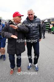 Niki Lauda (AUT) Mercedes Non-Executive Chairman on the grid. 12.06.2016. Formula 1 World Championship, Rd 7, Canadian Grand Prix, Montreal, Canada, Race Day.