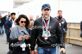 (L to R): Penelope Cruz (ESP) Actress with her husband Javier Bardem (ESP) Actor. 12.06.2016. Formula 1 World Championship, Rd 7, Canadian Grand Prix, Montreal, Canada, Race Day.