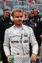 Nico Rosberg (GER) Mercedes AMG F1 on the grid. 12.06.2016. Formula 1 World Championship, Rd 7, Canadian Grand Prix, Montreal, Canada, Race Day.