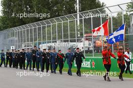 Pre race display. 12.06.2016. Formula 1 World Championship, Rd 7, Canadian Grand Prix, Montreal, Canada, Race Day.