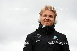 Nico Rosberg (GER) Mercedes AMG F1 on the drivers parade. 12.06.2016. Formula 1 World Championship, Rd 7, Canadian Grand Prix, Montreal, Canada, Race Day.