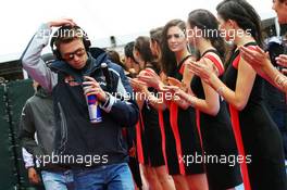 Daniil Kvyat (RUS) Scuderia Toro Rosso on the drivers parade. 12.06.2016. Formula 1 World Championship, Rd 7, Canadian Grand Prix, Montreal, Canada, Race Day.