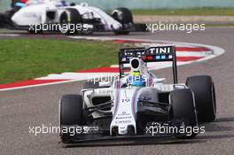 Felipe Massa (BRA) Williams FW38. 17.04.2016. Formula 1 World Championship, Rd 3, Chinese Grand Prix, Shanghai, China, Race Day.